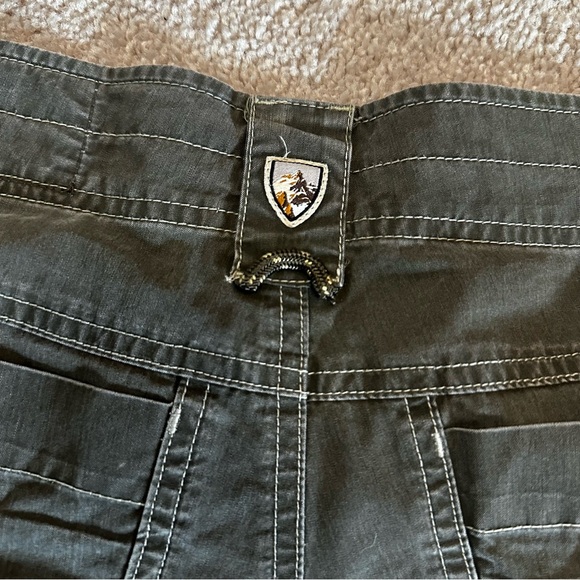 KÜHL Men’s Outdoor Hiking Shorts Size 32 Green Cotton Nylon - Picture 11 of 12